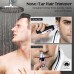 paonies Ear and Nose Hair Trimmer Clipper - 2022 Professional Painless Eyebrow & Facial Hair Trimmer for Men Women, Battery-Operated Trimmer with IPX7 Waterproof, Dual Edge Blades for Easy Cleansing Black