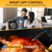 paonies Smart Wireless Meat Thermometers For Cooking Food, 15m Long Range Design Thermometers with APP Timer Alarm,Upgraded Stable Bluetooth Connectivity, Magnetic Back For Gill Kitchen Smoker Rotisserie